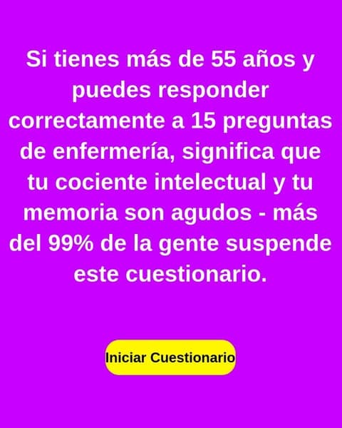 La mayoría de la gente no puede hacer este examen de enfermería, ¿y tú?