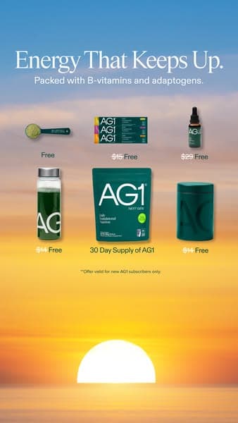 Get Your FREE AG1 Welcome Kit Today**
