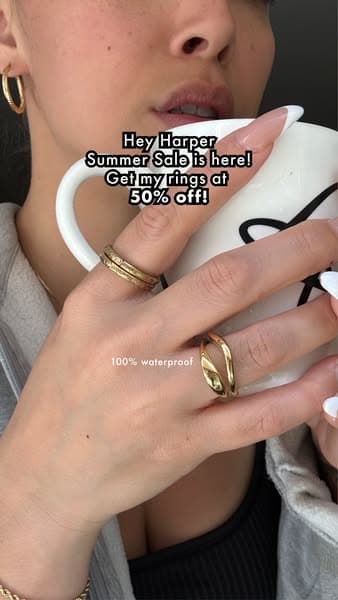 ☀️ @heyharper summer sale 50% off now💦✨