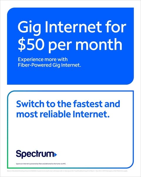 Gig Internet for $50/mo.