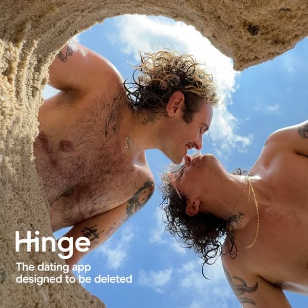 Registrati subito su Hinge.