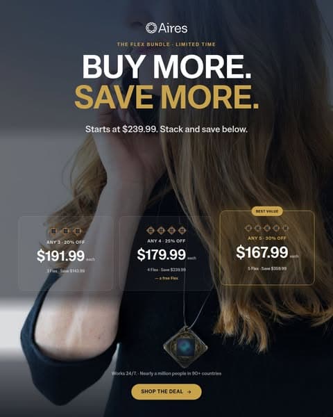 Lowest prices of the season.
