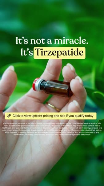 Tirzepatide Plan for $166 per Month