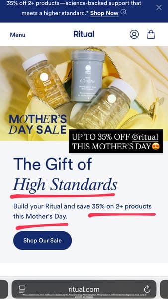 Simplify Your Pregnancy Routine with up to 35% Off Ritual 💛