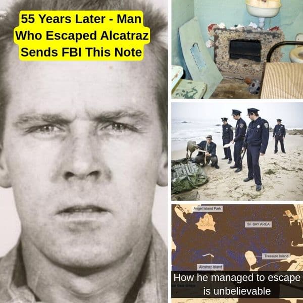 55 Years After Escaping Alcatraz, Man Sends FBI This Note