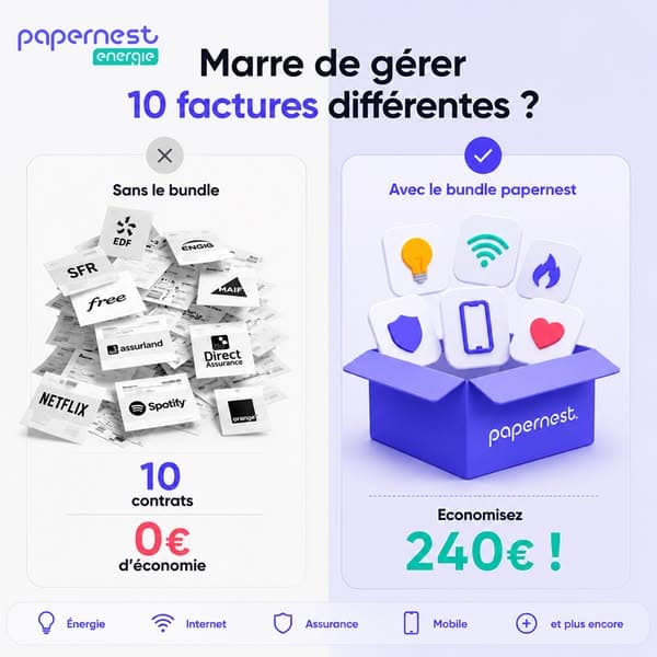 papernest : regroupez vos contrats.