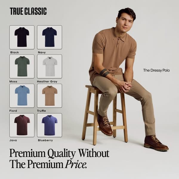 Premium Comfort. Everyday Polo. Fair Price.