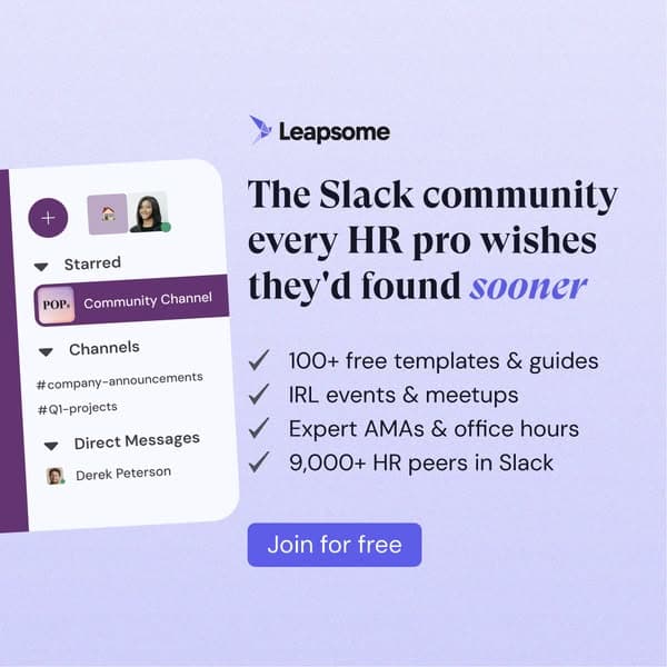 Free HR community - Apply now!