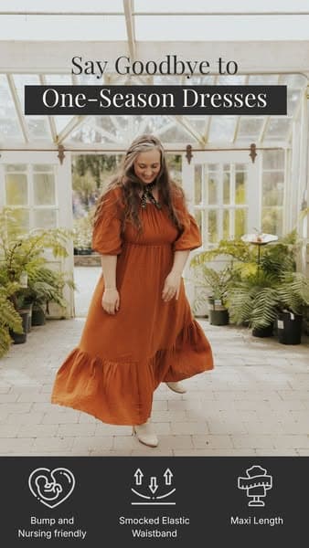 Eliza Dress For Maternity and Postpartum