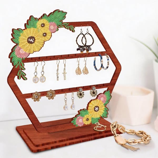 ✨DIY Diamond Painting Earring Holder Kit