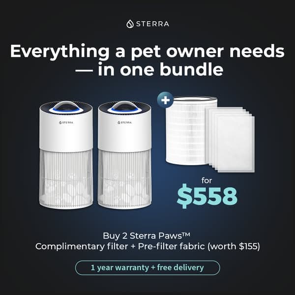Sterra Paws™ Pet Air Purifier Bundle