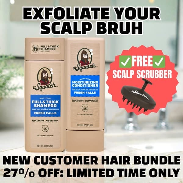 🔥 FREE SCALP SCRUBBER + 27% OFF 💪