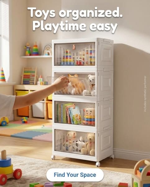 Toys Organized. Playtime Easy