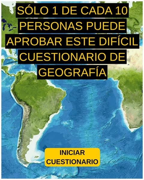 La mayoría de los adultos suspenden esta sencilla prueba de geografía, ¿lo harás tú?