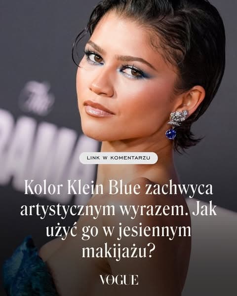 Kolor Klein Blue w makijażu