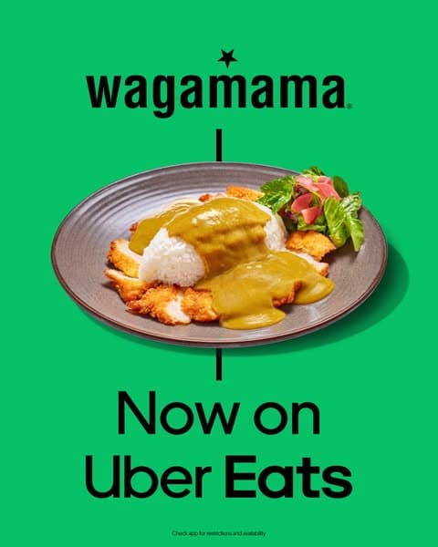 Fresh to Uber Eats: Wagamama.