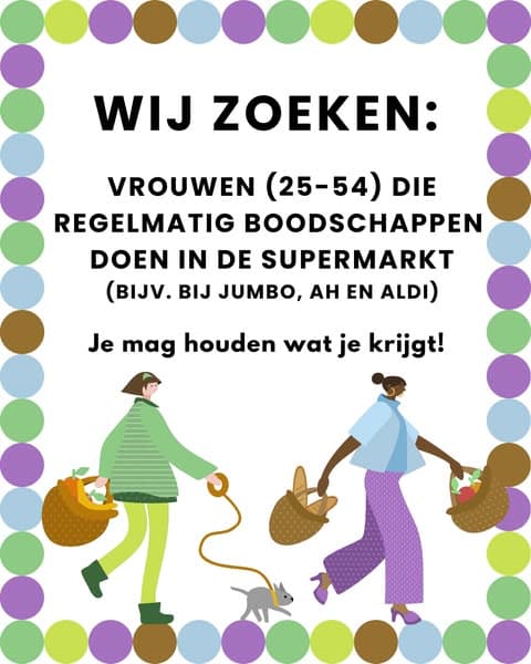 We zoeken: Vrouwen in Nederland. Alle beloningen zijn voor jou!