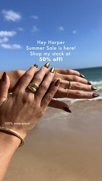 ☀️ @heyharper summer sale 50% off now💦✨