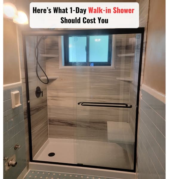 Here's What 1-Day Walk-in Shower Should Cost You