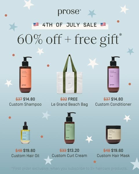 4th of July 60% Off Sale