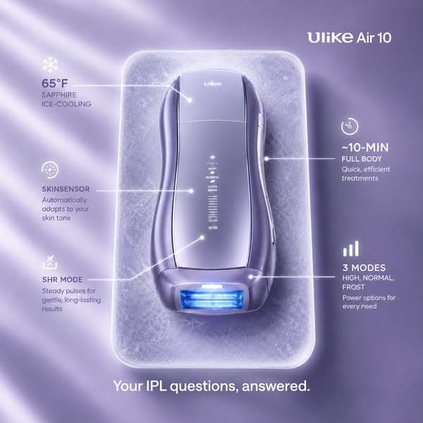 Say Goodbye to Hair - Shop Ulike Air10’s Fast & Painless Hair Removal Now!