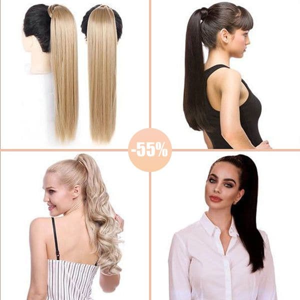 Materiale liscio e morbido, come i capelli veri