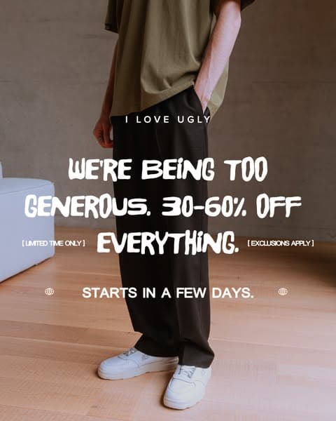 30-60% OFF IS COMING