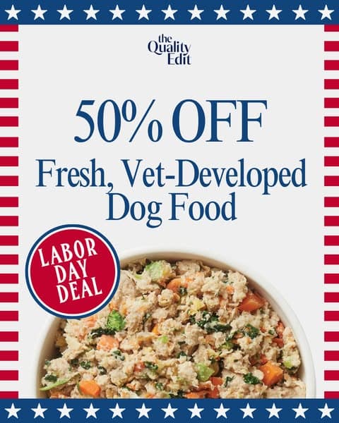 Labor Day Deal: The Farmer’s Dog 50% Off
