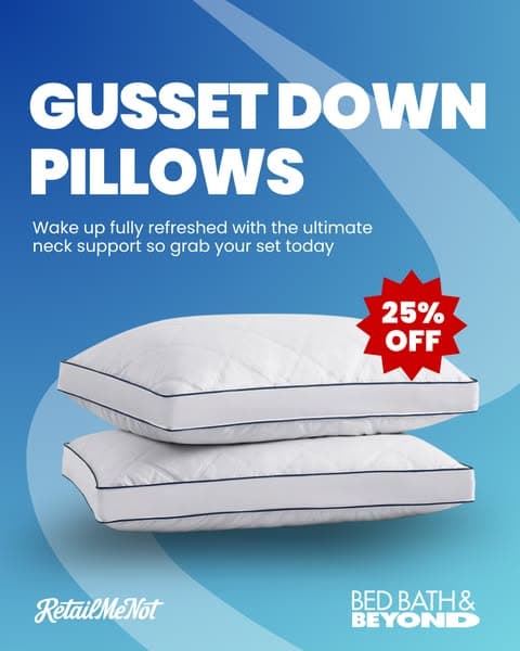 Bed Bath & Beyond Pillow Deals