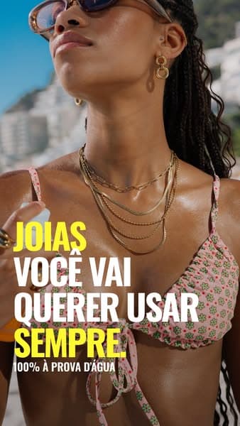 Jóias à prova d'água 💦