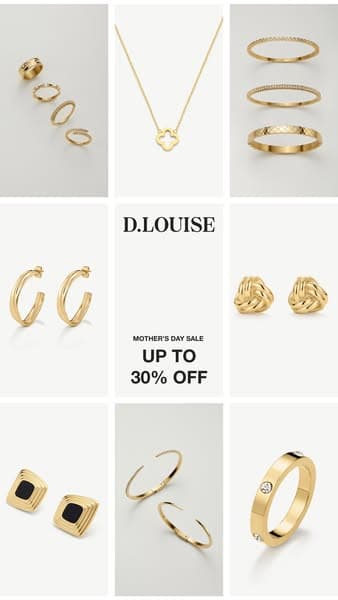 Up To 30% Off Mother's Day Sale