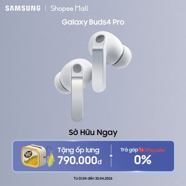 Galaxy Buds4 Pro trả góp 0%