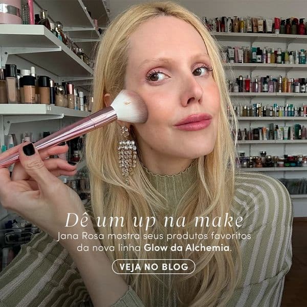Jana Rosa e a linha Glow de Alchemia