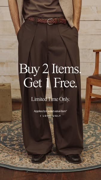 Three Pieces. Price of Two.