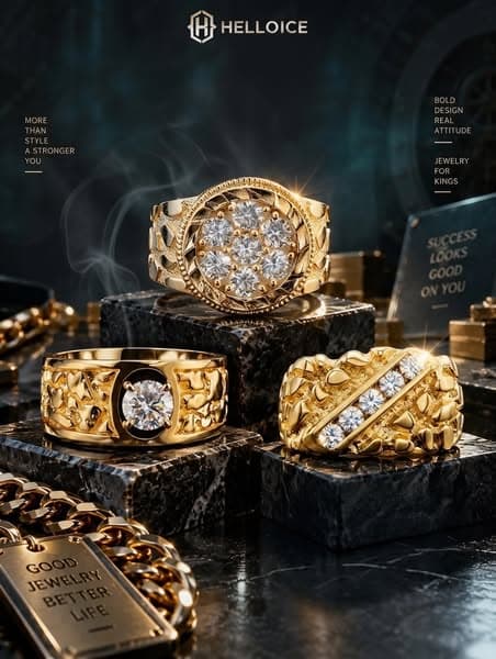 👑 Fashion Gold Rings — BOGO Free, From $9.9!