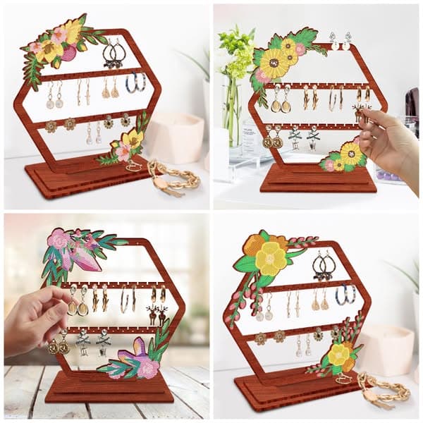 ✨DIY Diamond Painting Earring Holder Kit