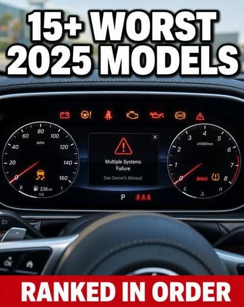 15+ New Vehicles To Avoid Buying For The 2025 Model Year