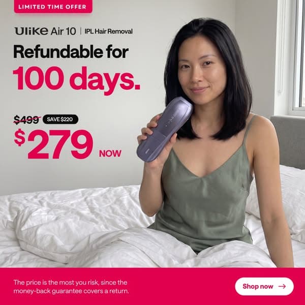 Was $499. Now $279 with the Glow Plan.