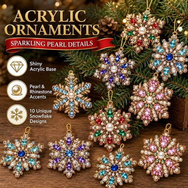 🔥On Sale🔥Diamond Special Shape Pearl Art Hanging Ornament Kit