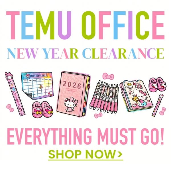 TEMU’s office sale is on