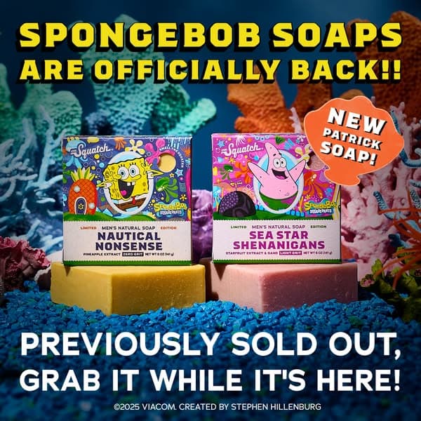 🧽 NEW! SpongeBob & Patrick Soap 🌟