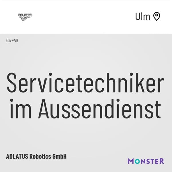 Servicetechniker im Aussendienst