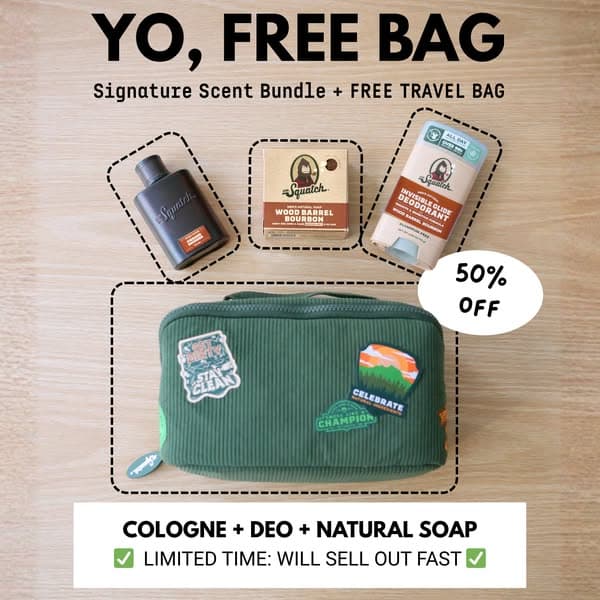 🤯 FREE TOILETRY BAG + 50% OFF 🤯
