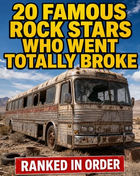 20 Famous Rock Stars Who Went Totally Broke