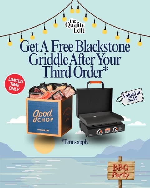 Use Code BKS3TQE to Get a Free 22" Blackstone Griddle!