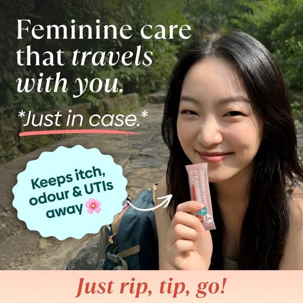 Feminine Care That Fits In Your Bag — And Actually Works. 🌸