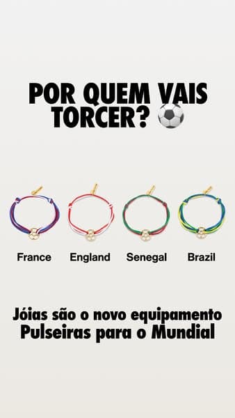 Força Portugal — Pulseira do Mundial.