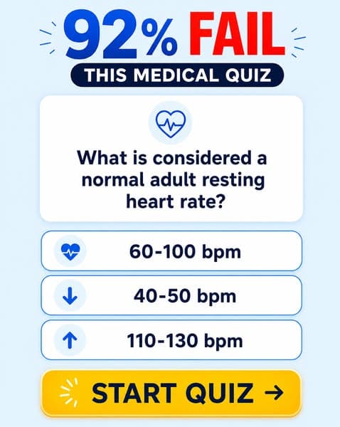 🩺 92% of People Fail This Vital Signs Health Quiz 📉