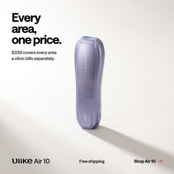 Say Goodbye to Hair - Shop Ulike Air10’s Fast & Painless Hair Removal Now!