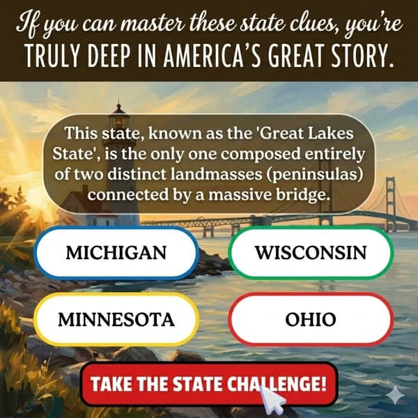 Guess the State by Clues 🗺️